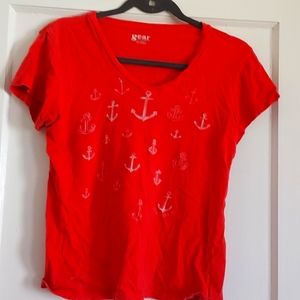 A red anchor top